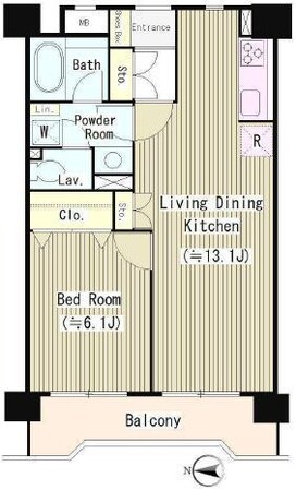 パルティーレ西落合の物件間取画像